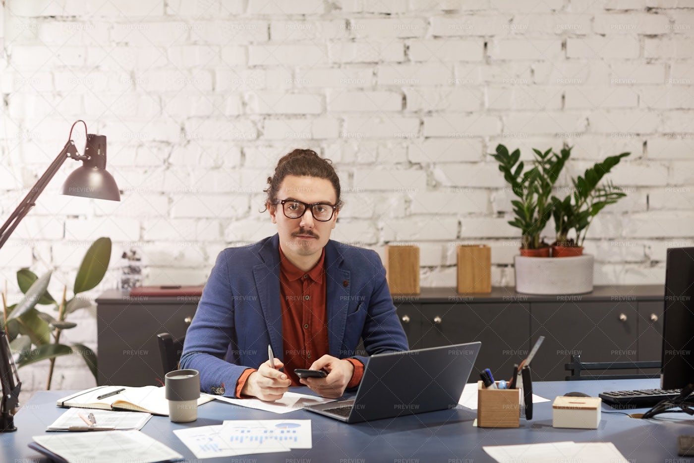 Working At Office: Stock Photos