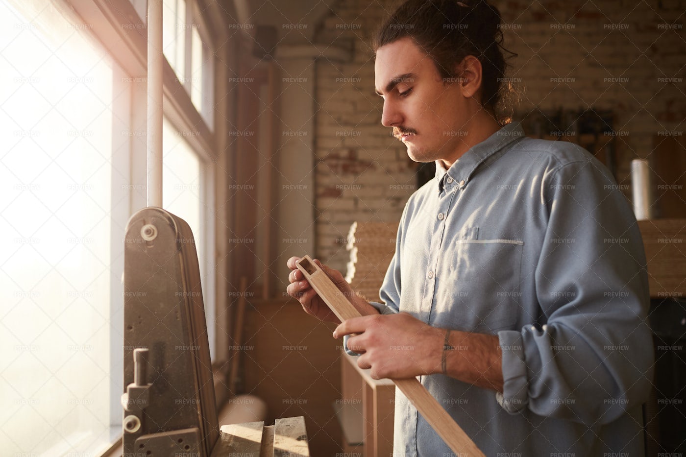 Man Working With Wood: Stock Photos
