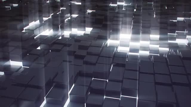 Cubes Background: Stock Motion Graphics