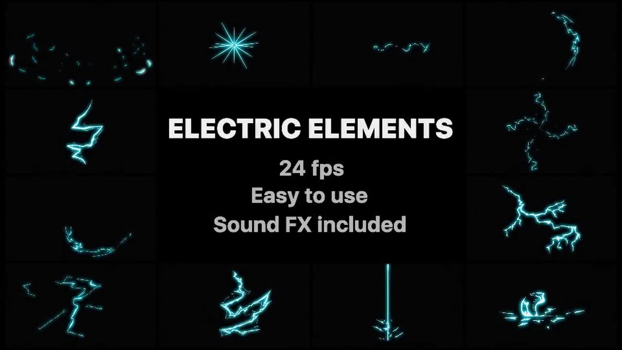 Electric Elements - Stock Motion Graphics | Motion Array