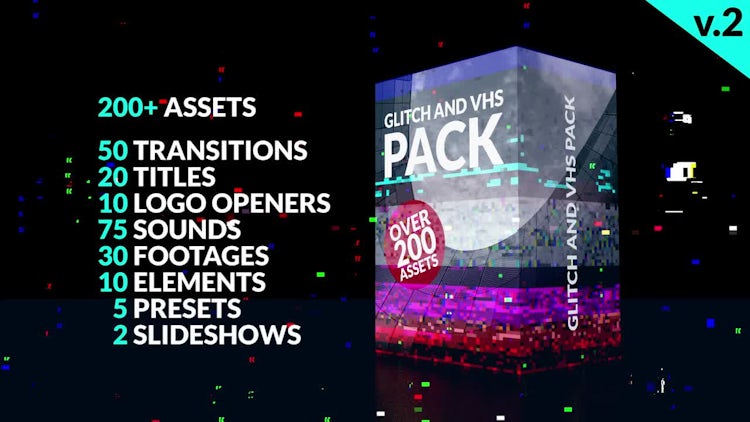 Download Free 200 Glitch Pack Premiere Pro Templates Free Download Freedownloadae SVG Cut Files