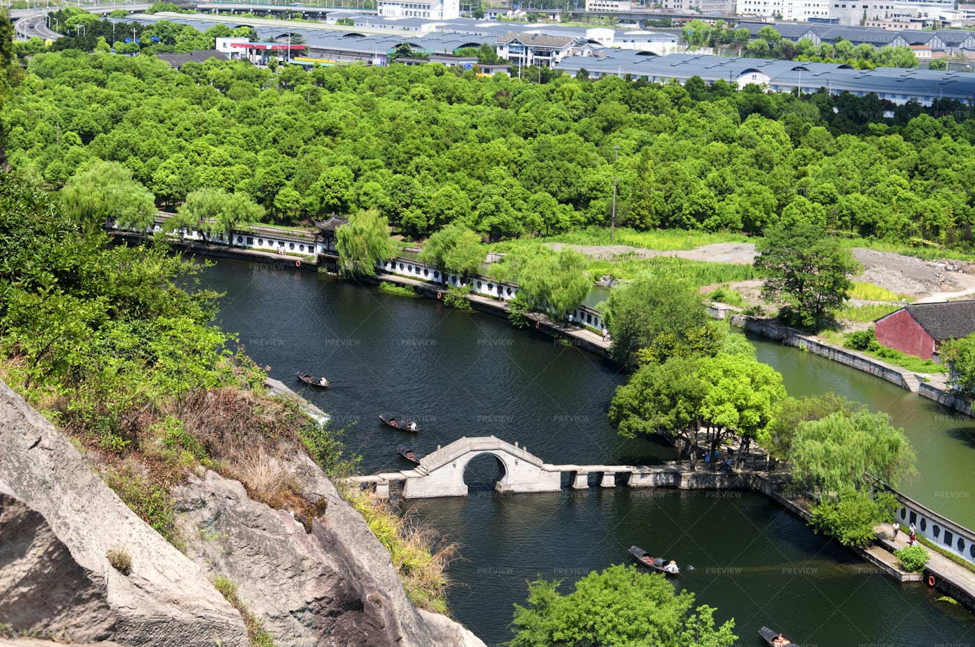 East Lake Of Shaoxing, China: Stock Photos
