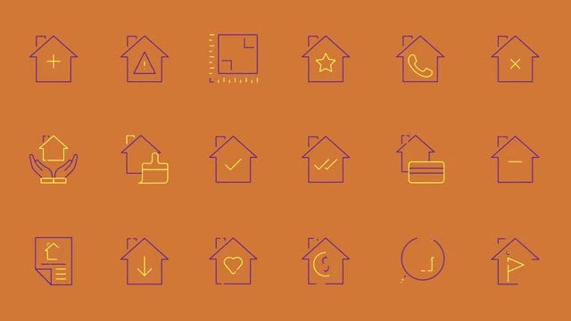 400 Animated Line Icons (Part 4): After Effects Templates