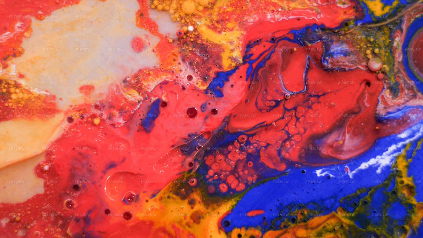 Psychedelic Paint Swirls: Stock Photos