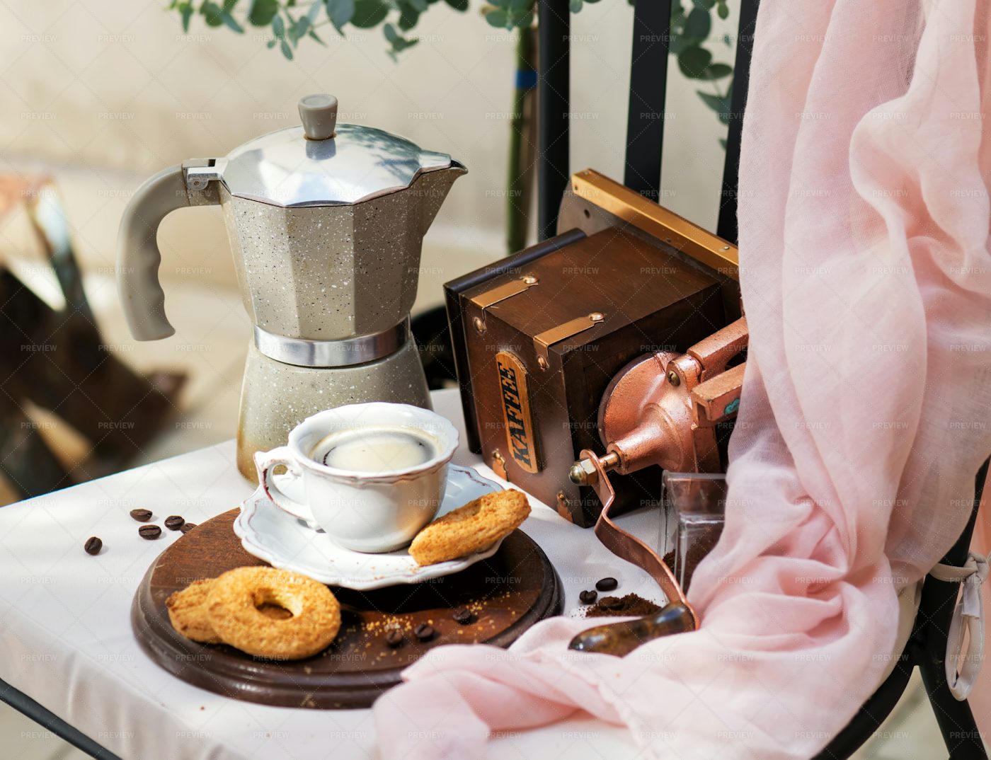 Morning Coffee Still Life: Stock Photos
