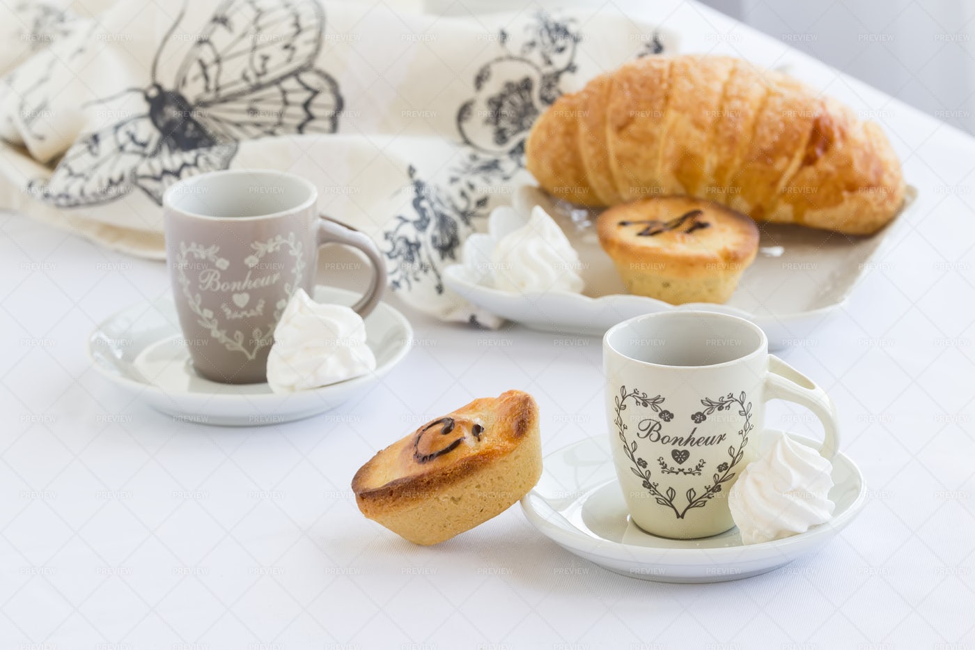 Coffee With Pasticciotto Pastry: Stock Photos