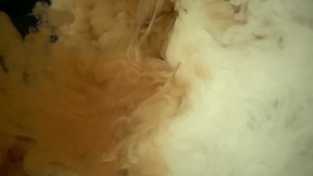 Orange And White Powder Paints : Stock Video