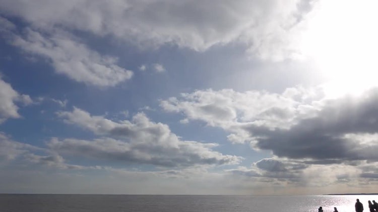 Time-Lapse Of Beach At Sunset: Stock Video