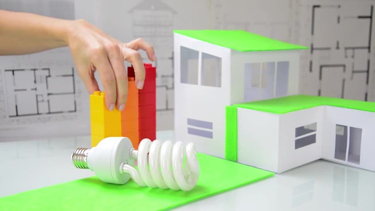Woman Arranging Cubes On Table: Stock Video