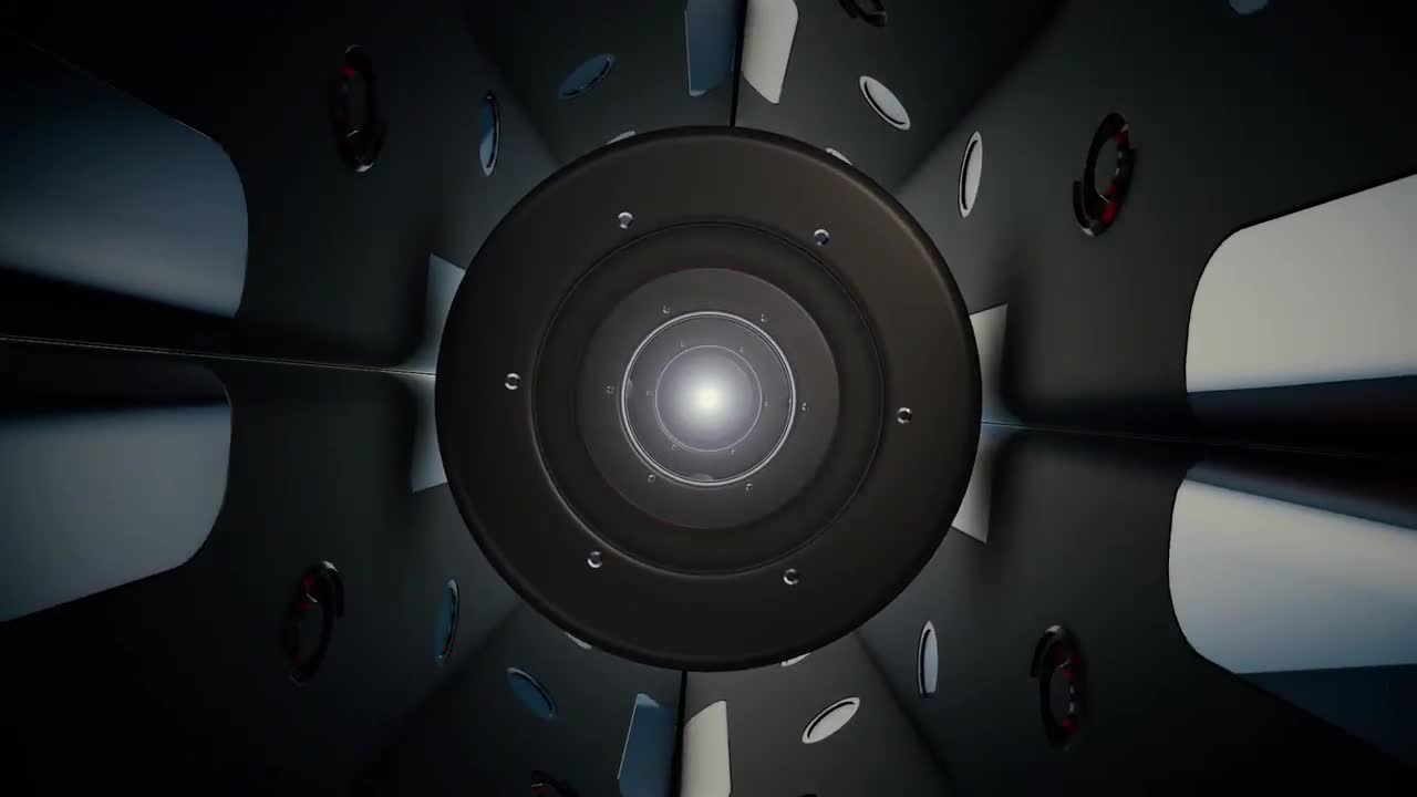 Alien Starship Corridor - Stock Motion Graphics | Motion Array