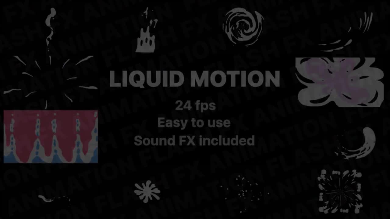 Liquid Motion Elements After Effects Templates Motion Array