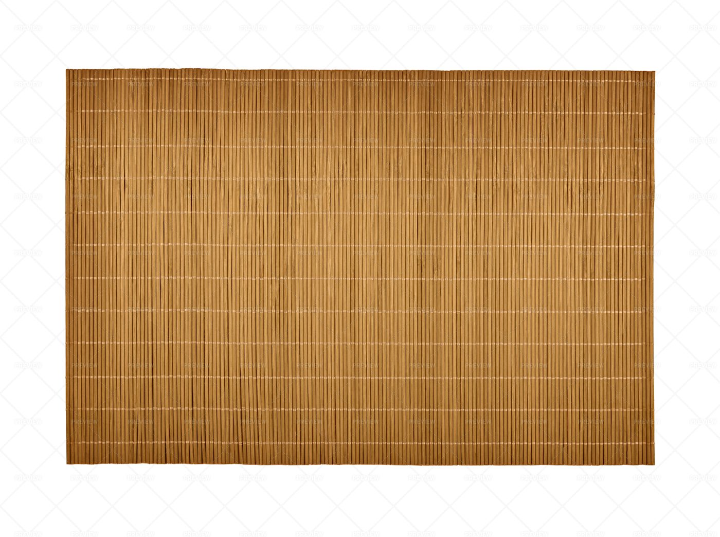 Wooden Bamboo Mat: Stock Photos