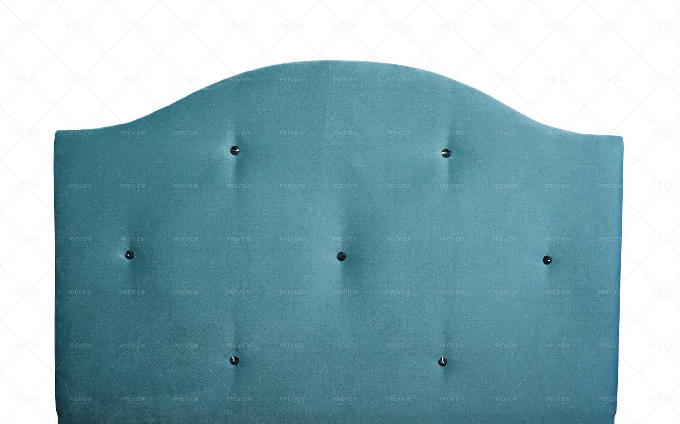 Blue Velvet Headboard: Stock Photos