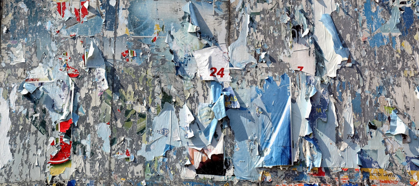 Billboard Remains: Stock Photos