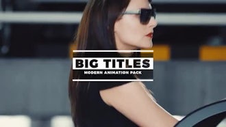 BIG Titles: Motion Graphics Templates