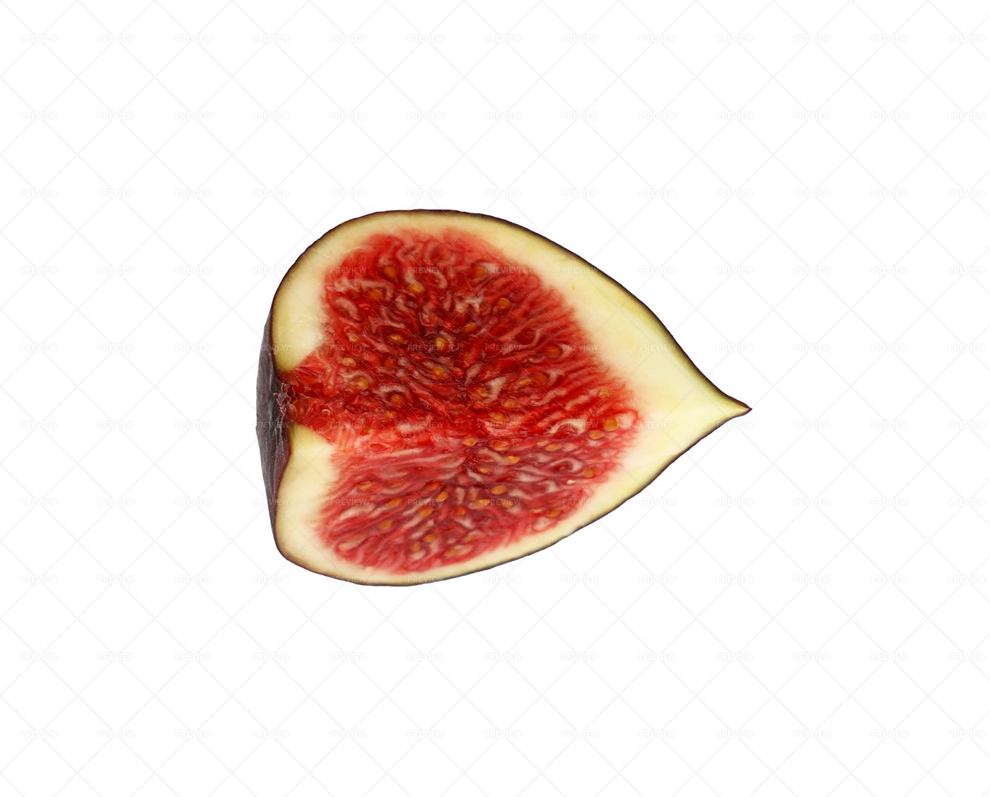 A Halved Fig: Stock Photos