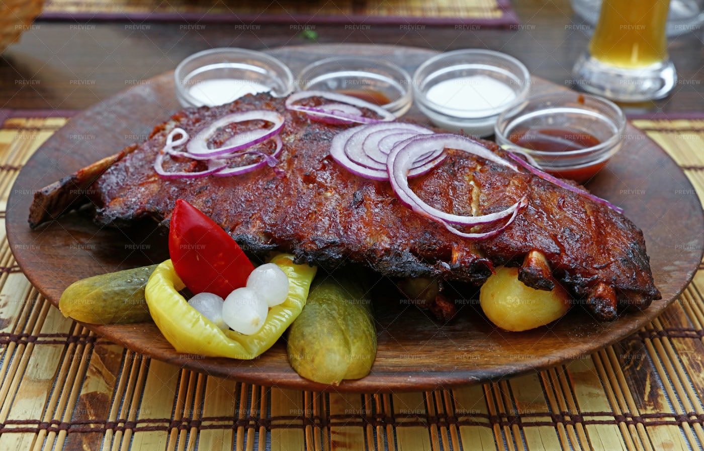 Pork Spare Ribs: Stock Photos