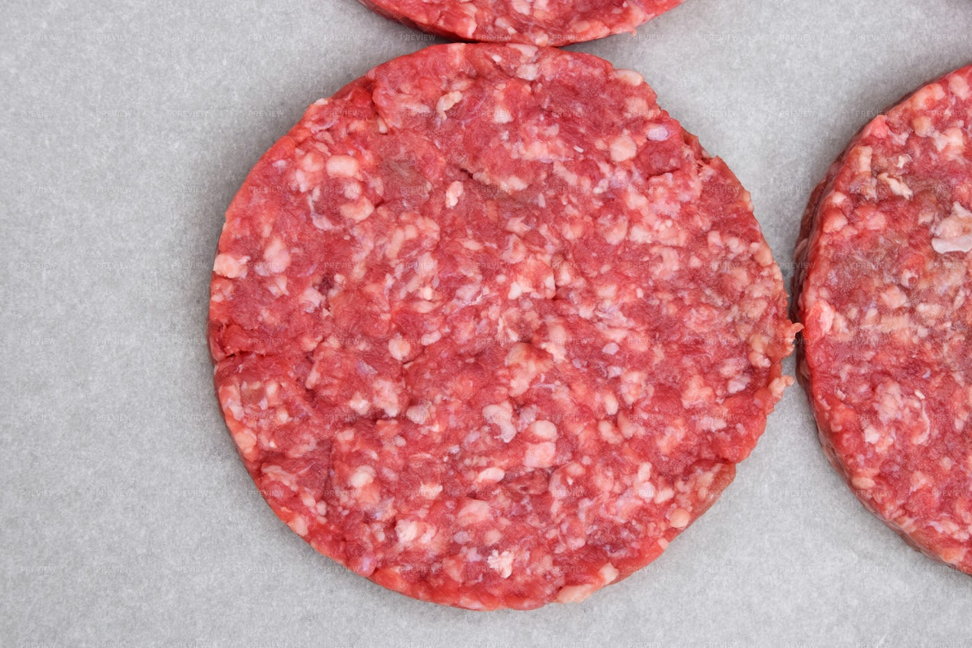Raw Meat Burgers: Stock Photos