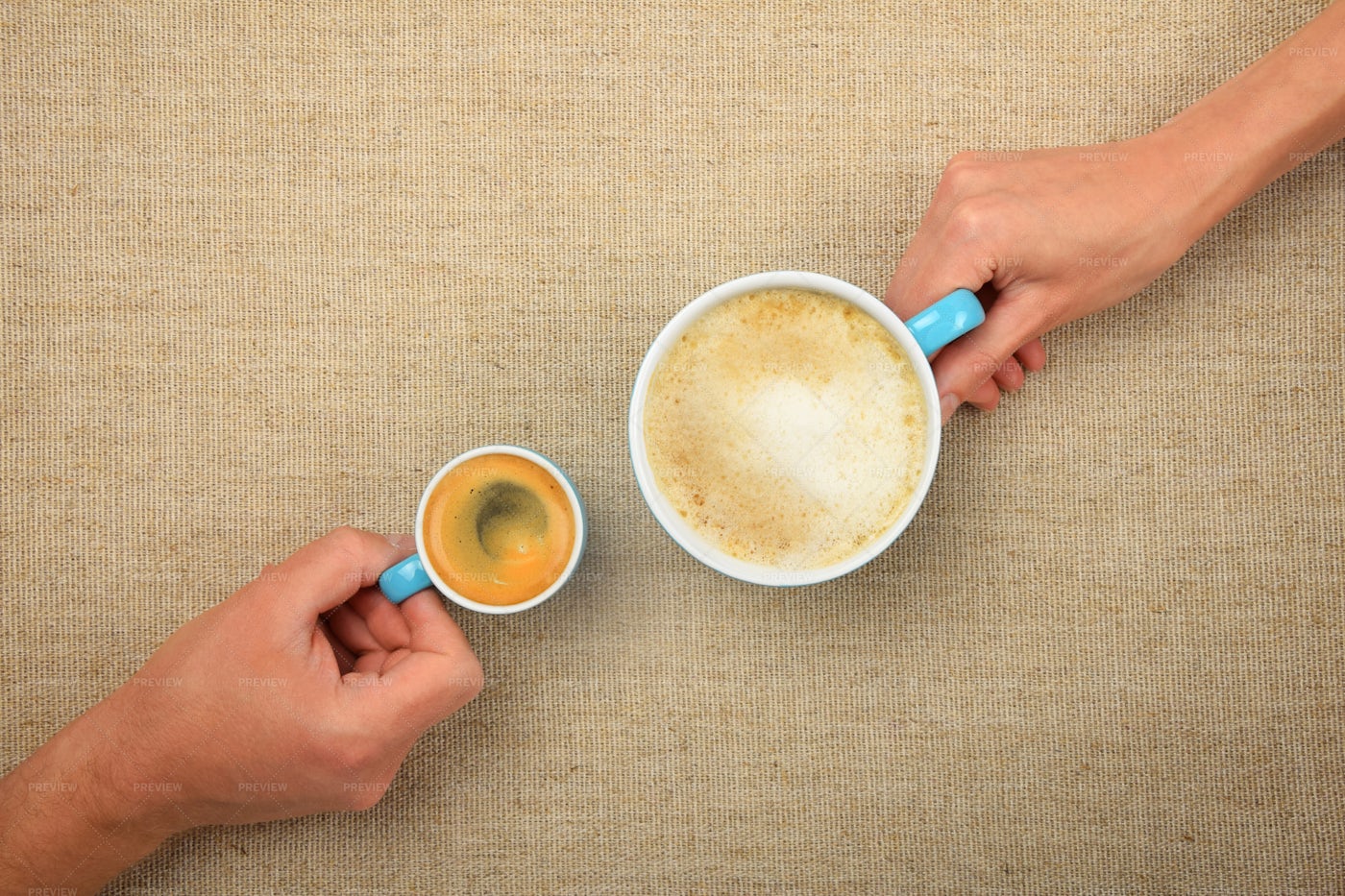Espresso And Cappuccino: Stock Photos