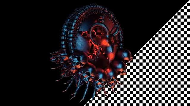 Devil Sign With Goat Skull: Stock Motion Graphics