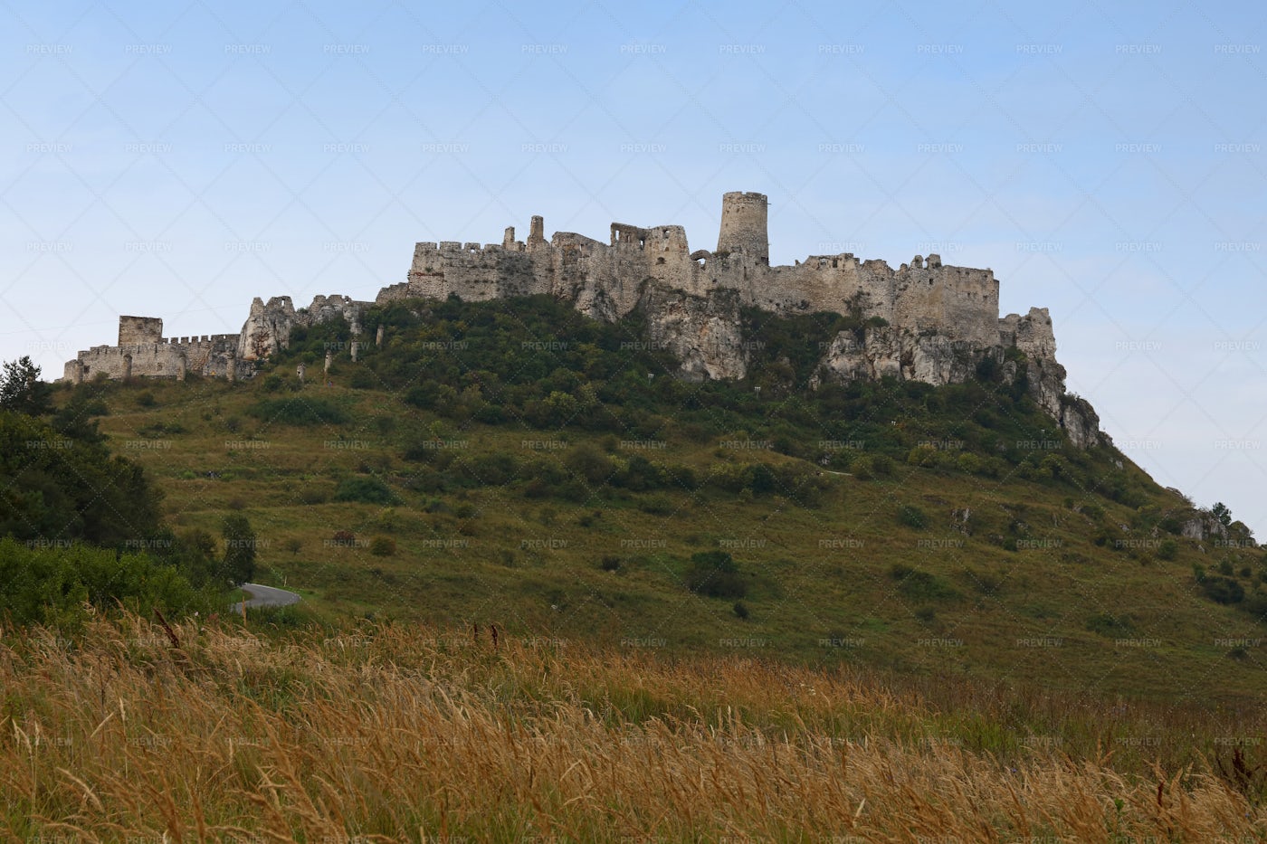 Spissky Hrad Castle: Stock Photos
