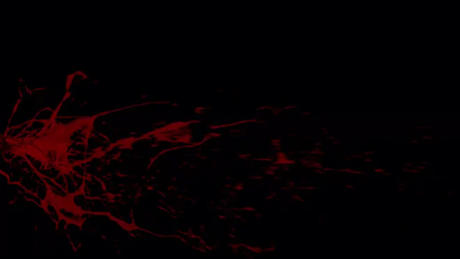 Motion Splatter Blood Splatter Animated