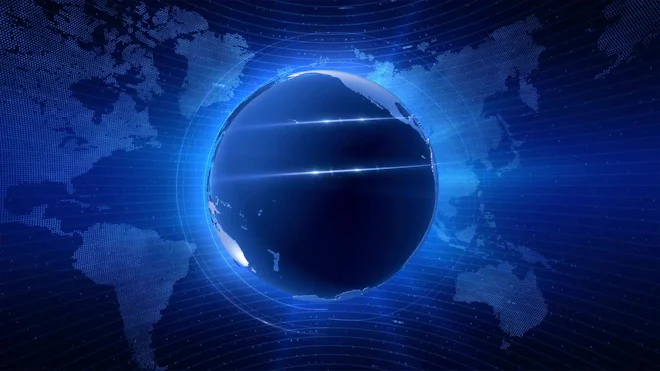 Rotating Earth Animation
