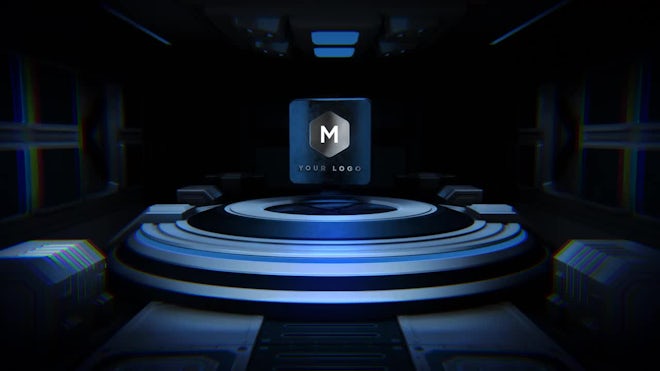 Sci-fi Logo Reveal Freebies template preview