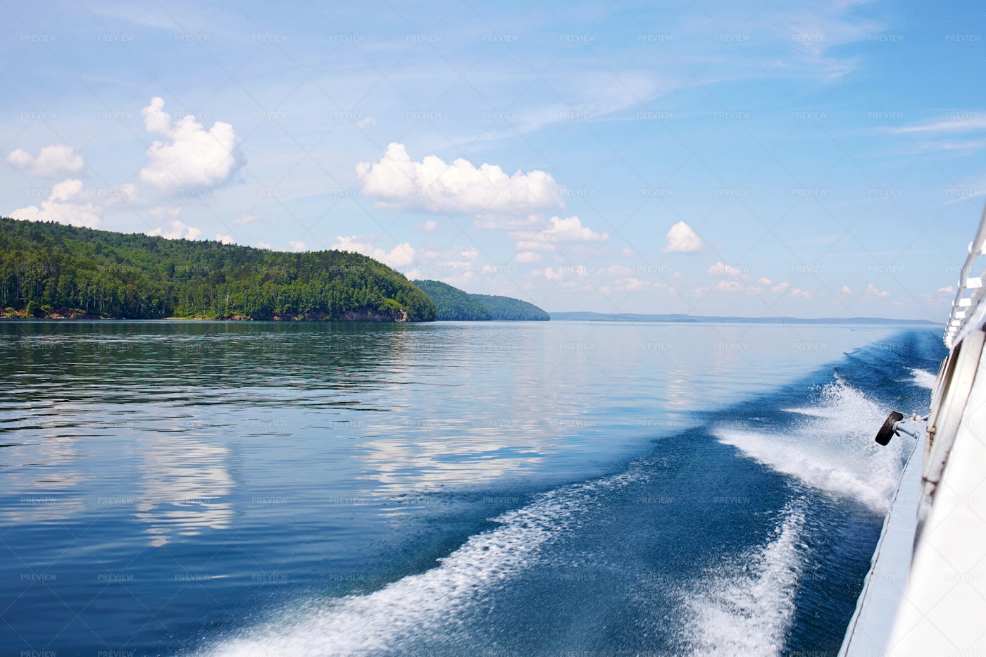 On The Angara River: Stock Photos