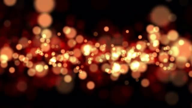 Gold and Orange Bokeh Background: Stock Motion Graphics
