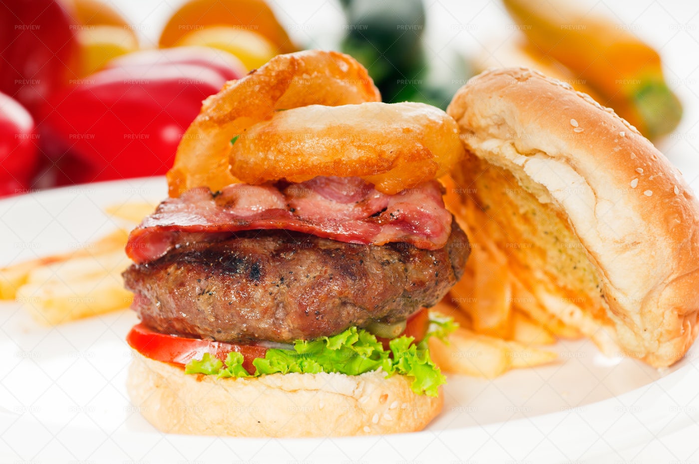 Classic Hamburger: Stock Photos