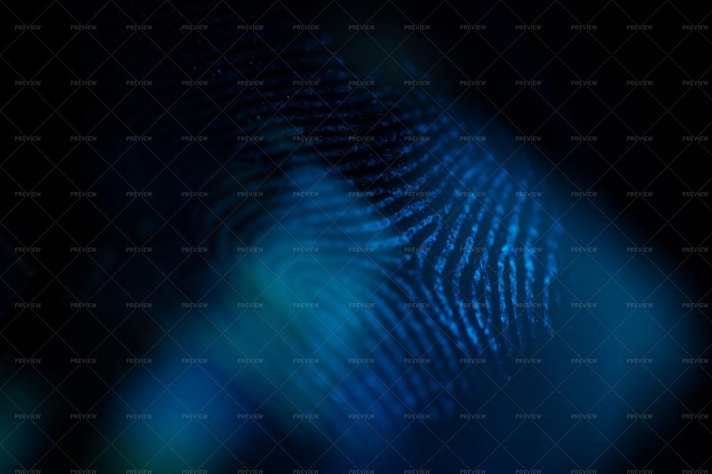 Fingerprint In The Dark: Stock Photos