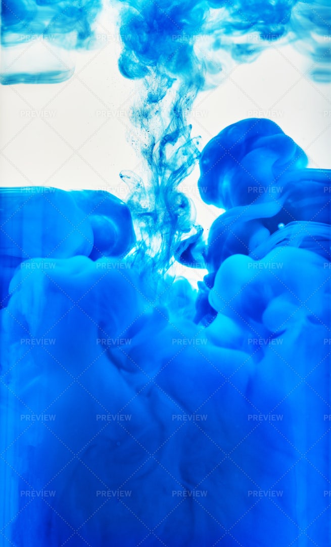 Spray Of Blue Colors: Stock Photos
