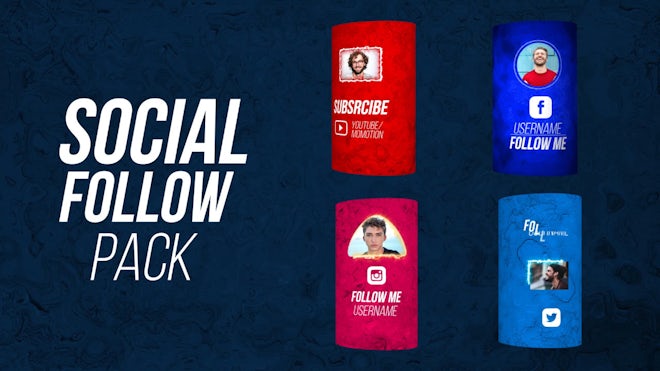 Social Follow Freebies template preview