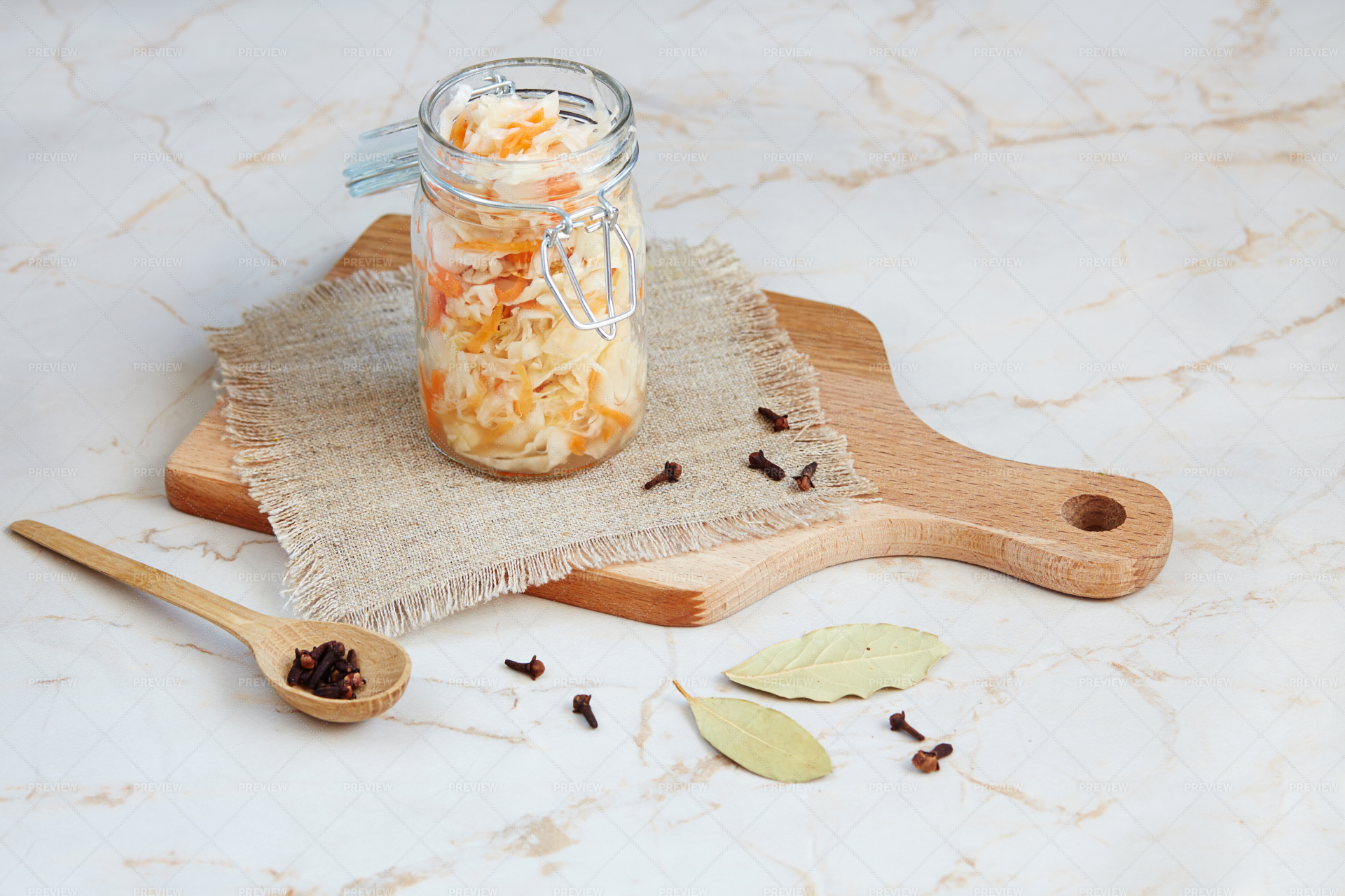 Jar Of Fermented Cabbage Stock Photos Motion Array   Preview 780951 UPSYZQJzIFPcG8te Large 