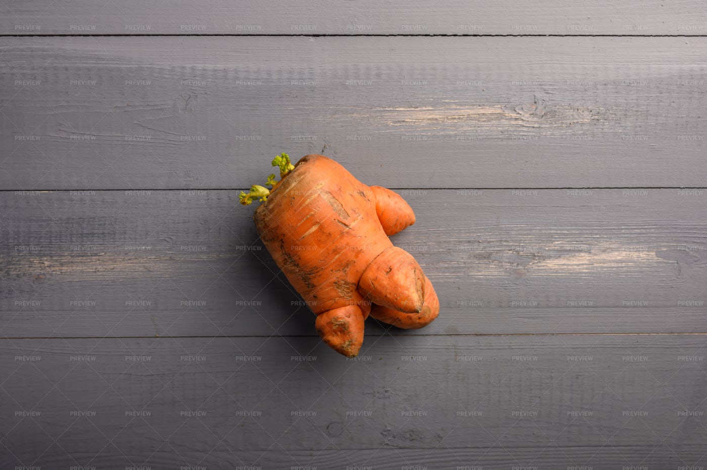 Little Ugly Carrot: Stock Photos