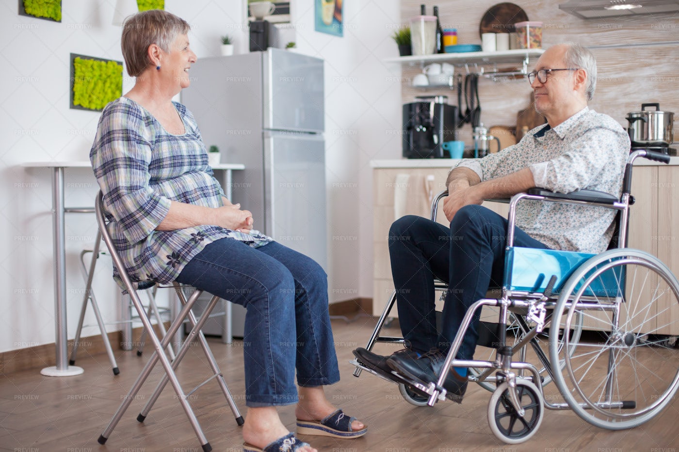 Couple Chatting About Life: Stock Photos