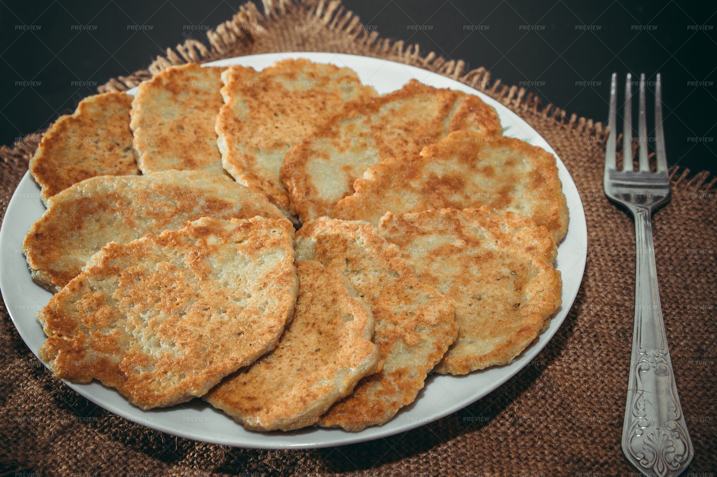 Belarusian Potato Pancakes: Stock Photos