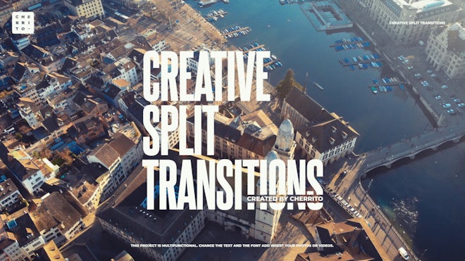 Creative Split Transitions Freebies template preview