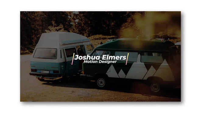 Title Lower Thirds Freebies template preview