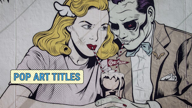 Pop Art Titles Freebies template preview