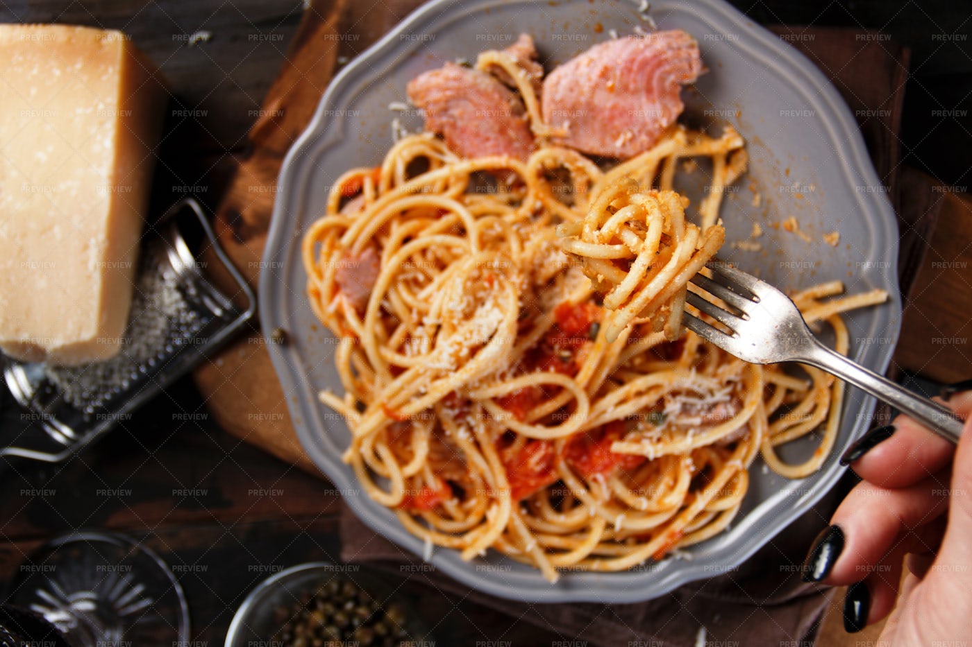 Pasta With Tuna: Stock Photos