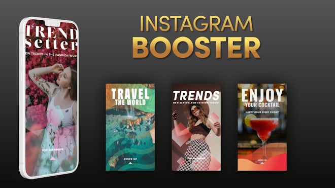 Instagram Booster Freebies template preview