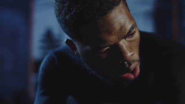Exhausted Black Sportsman Catching Breath: Stock Video