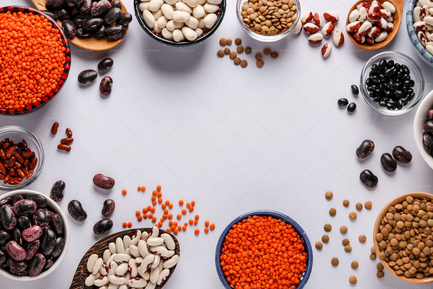 Lentils And Beans: Stock Photos