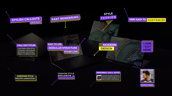 Stylish Call Out Titles Freebies template preview