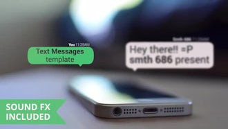 Text Messages: Motion Graphics Templates