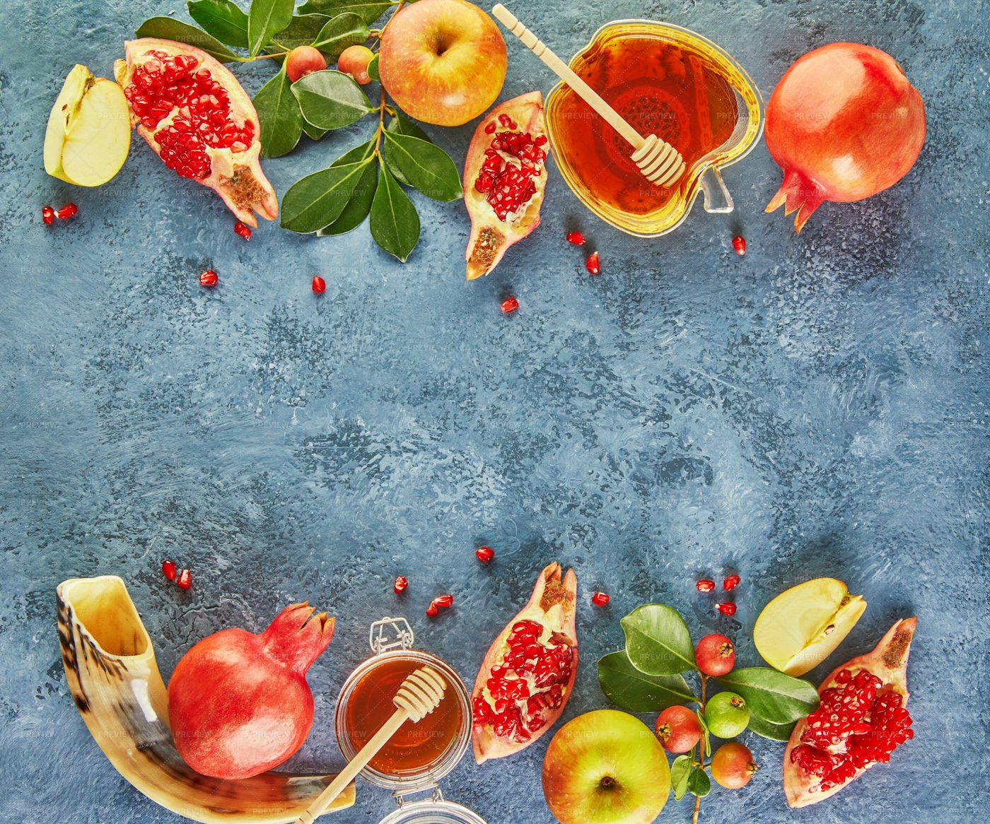 Rosh Hashanah Arrangement: Stock Photos