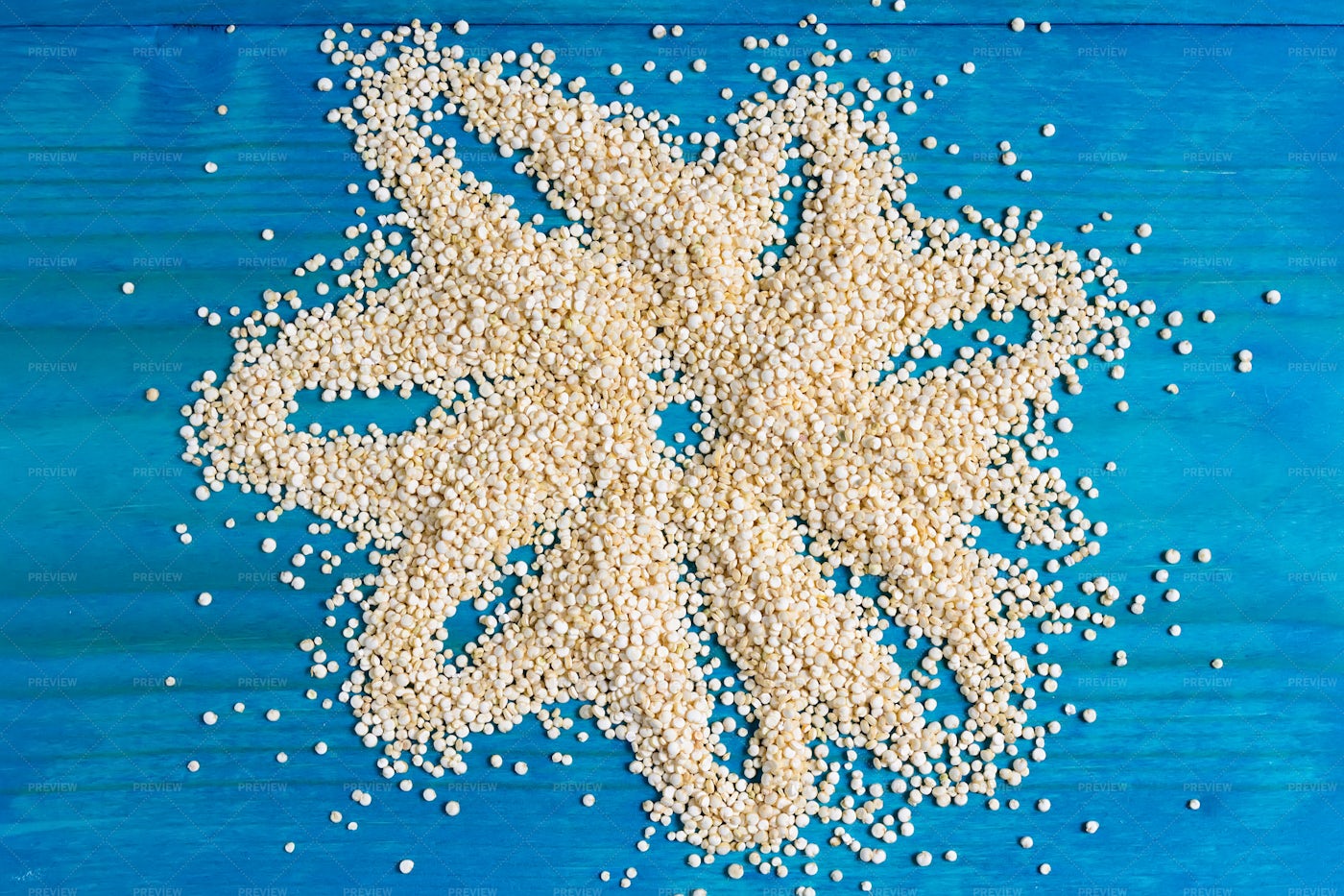 Pattern Of Quinoa Seeds: Stock Photos