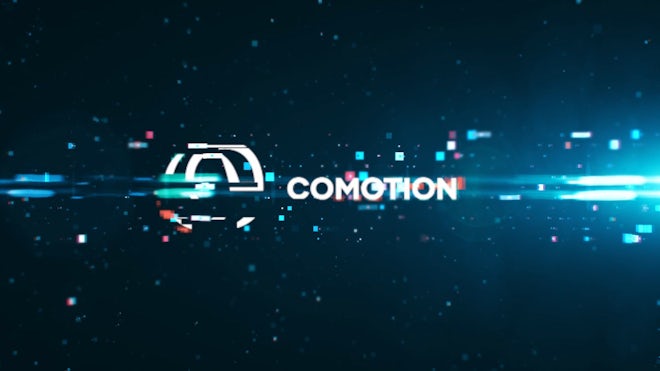 Digital Glitch Logo Reveal Freebies template preview